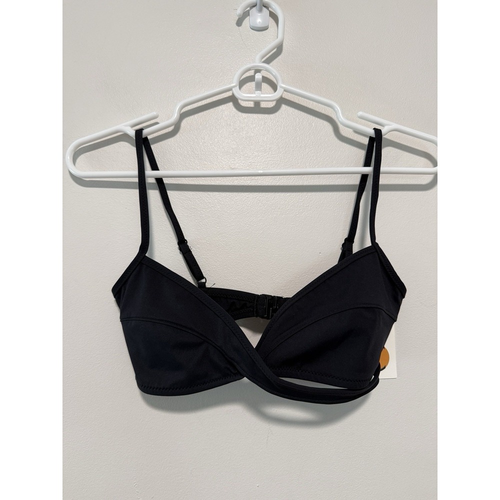 Tropic of C NWT Infinity Sculpting Black Bikini Top Size XS